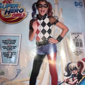 Girls Harley Quinn DC Comics costume